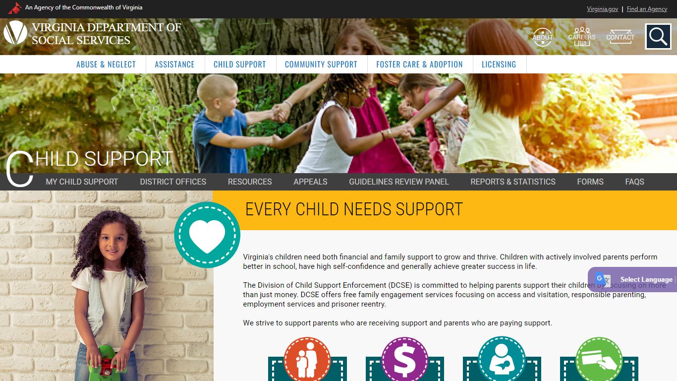 Child Support - Virginia Department of Social Services